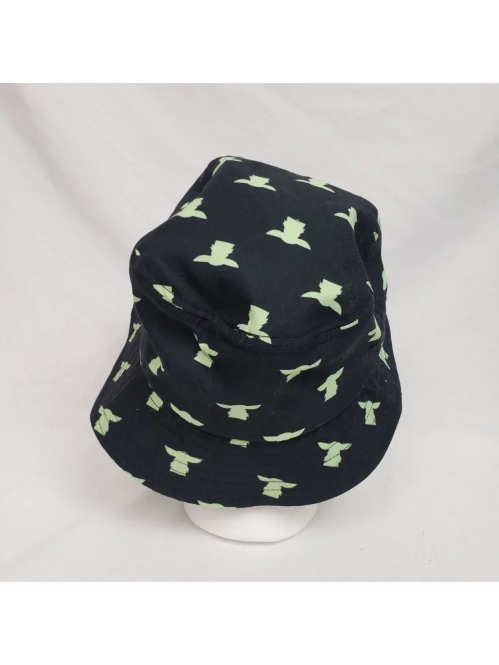 Grogu Star Wars The Mandalorian Disney Black Green Baby Yoda Bucket Hat NEW!!!